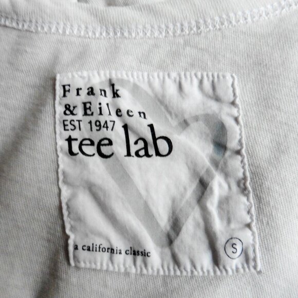 Frank & Eileen Tee Lab 103 Asymmetrical Tank Top Vintage Dirty White Small - Picture 2 of 5